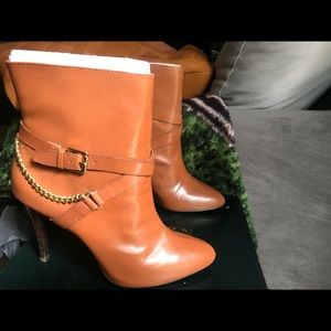 Tan Ankle Boots by Ralph Lauren